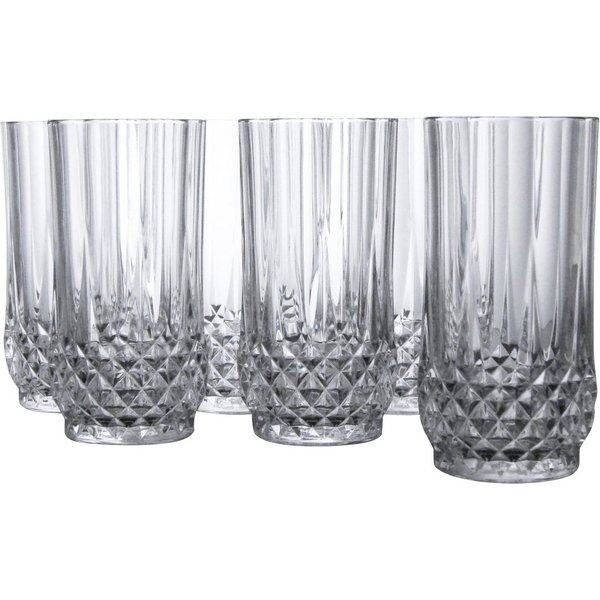 CRISTAL D´ARQUES Gläser-Set Longchamp Eclat Transparent, 6-tlg., Glas