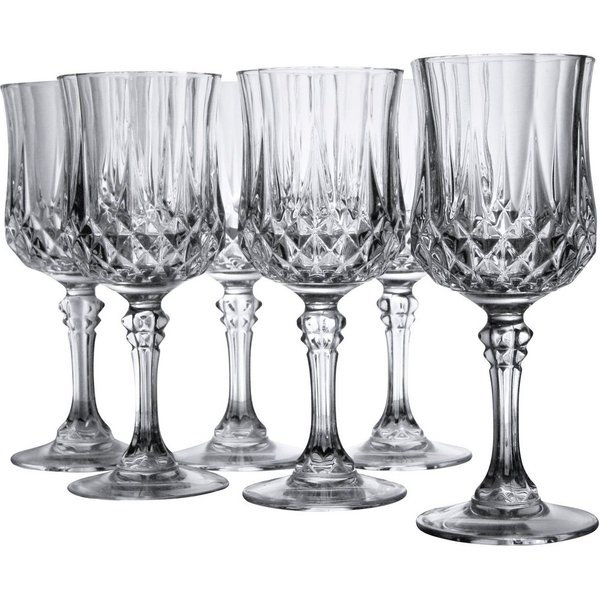 CRISTAL D´ARQUES Gläser-Set Longchamp Eclat Transparent, 6-tlg., Glas