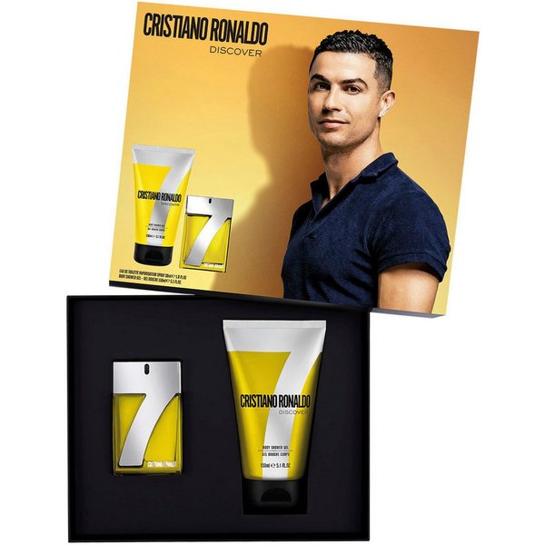 CRISTIANO RONALDO Duft-Set Christiano Ronaldo CR7 Discover, 2-tlg., Eau de Toilette und Duschgel