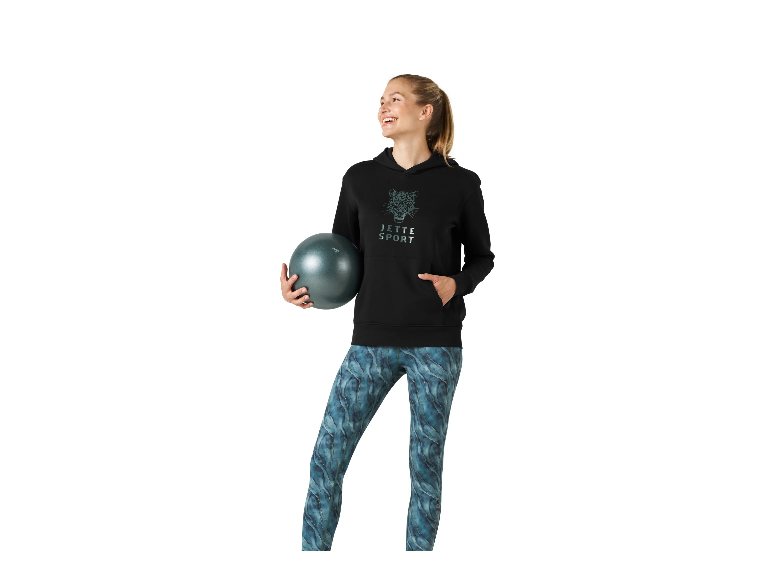 CRIVIT BY JETTE SPORT Damen Sweatpullover (Schwarz, XS(32/34)) – Bild 2 von 4