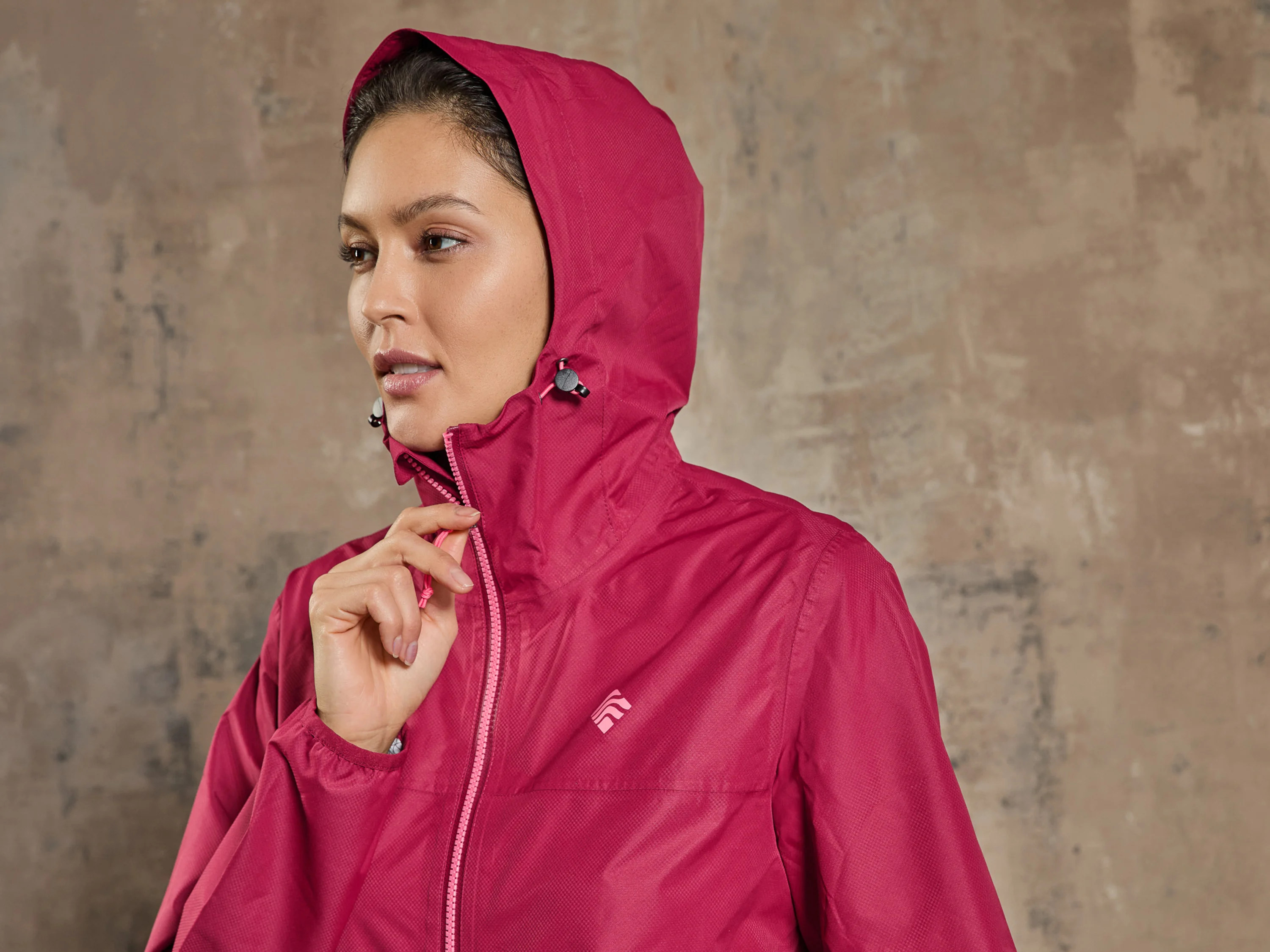 CRIVIT Damen Allwetterjacke (Rot, XS(32/34)) – Bild 4 von 4
