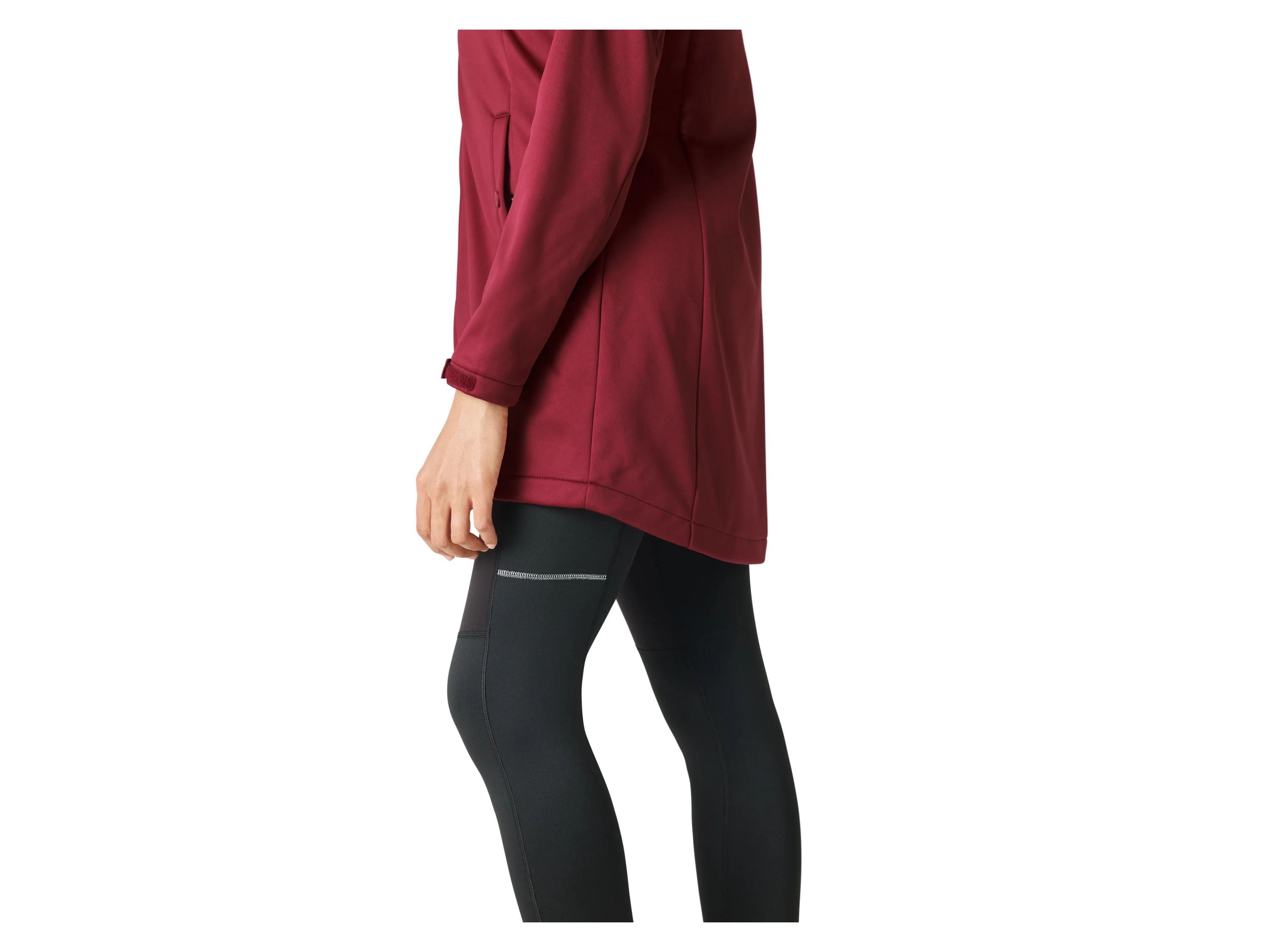 CRIVIT Damen Mantel Softshell Outdoor (Rot, M(40/42)) – Bild 3 von 4