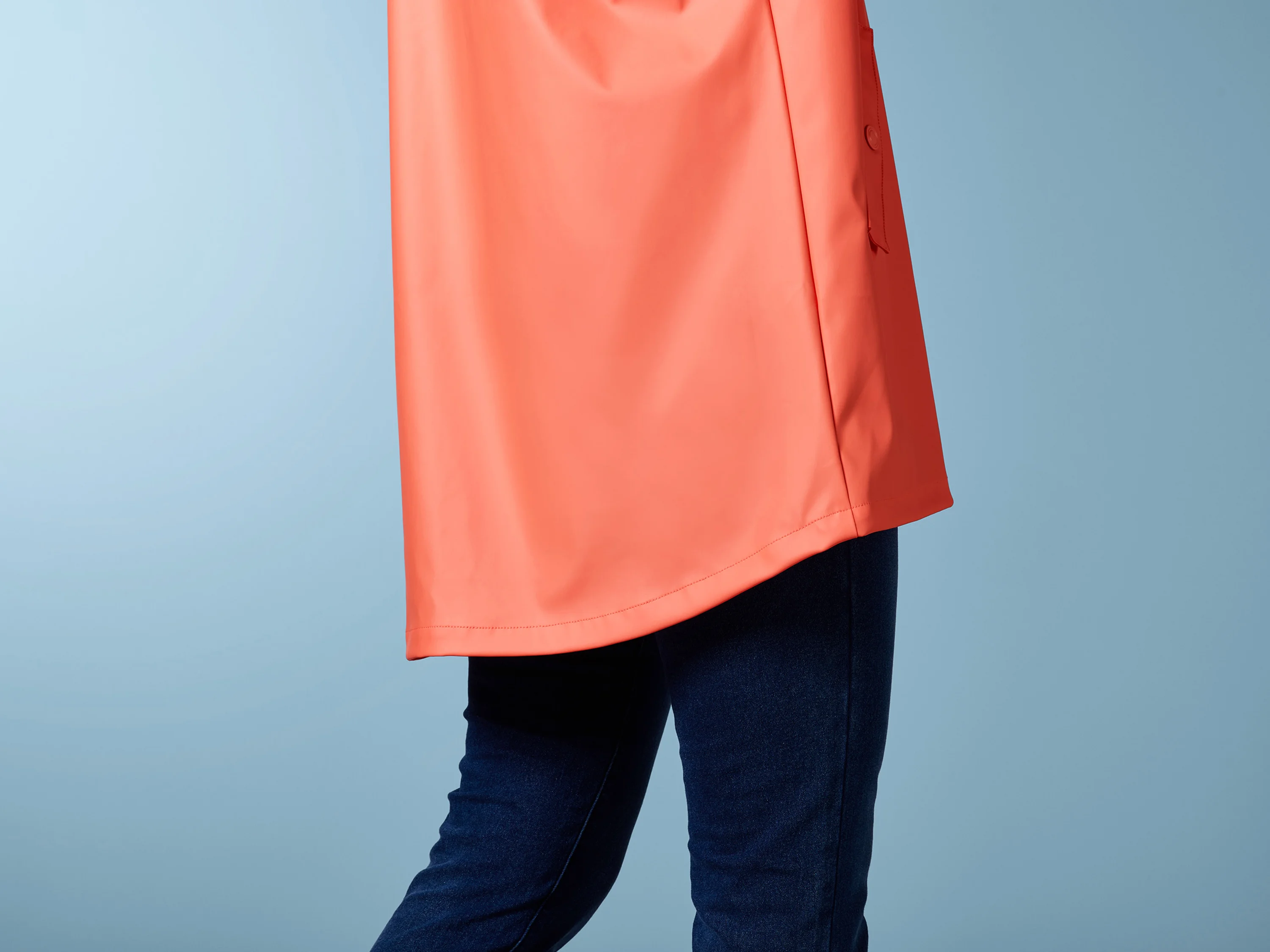 CRIVIT Damen Regenparka (Orange, M(40/42)) – Bild 4 von 4