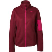 CRIVIT Damen Strickfleecejacke (Rot, XS(32/34))