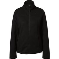 CRIVIT Damen Strickfleecejacke (Schwarz, M(40/42))