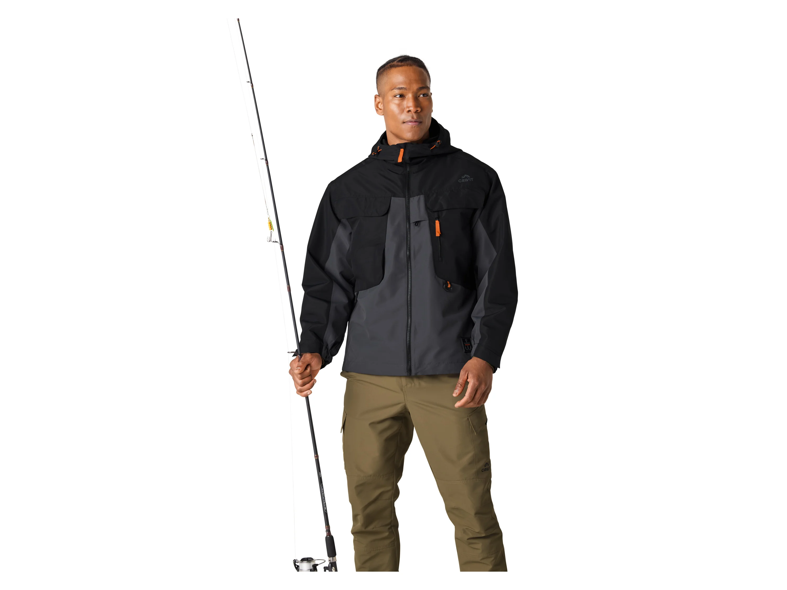 CRIVIT Herren Allwetterjacke (Schwarz, M (48/50)) – Bild 2 von 4