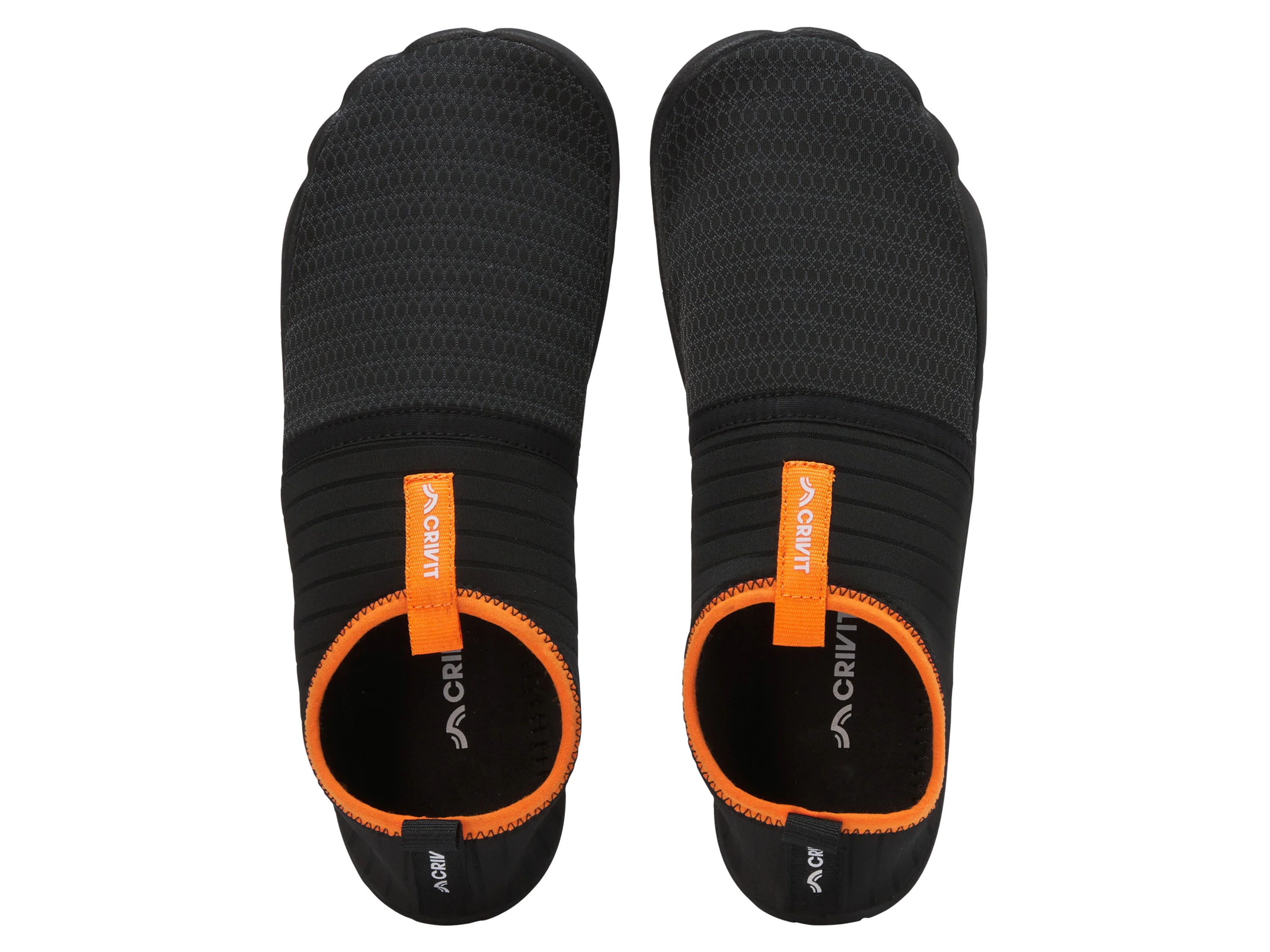 CRIVIT Herren Aquaschuhe (schwarz/orange, 43) – Bild 4 von 4