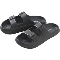 CRIVIT Herren Badepantolette (Schwarz, 44/45)