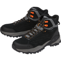 CRIVIT Herren Premium-Leder-Trekkingstiefel (Schwarz, 46)