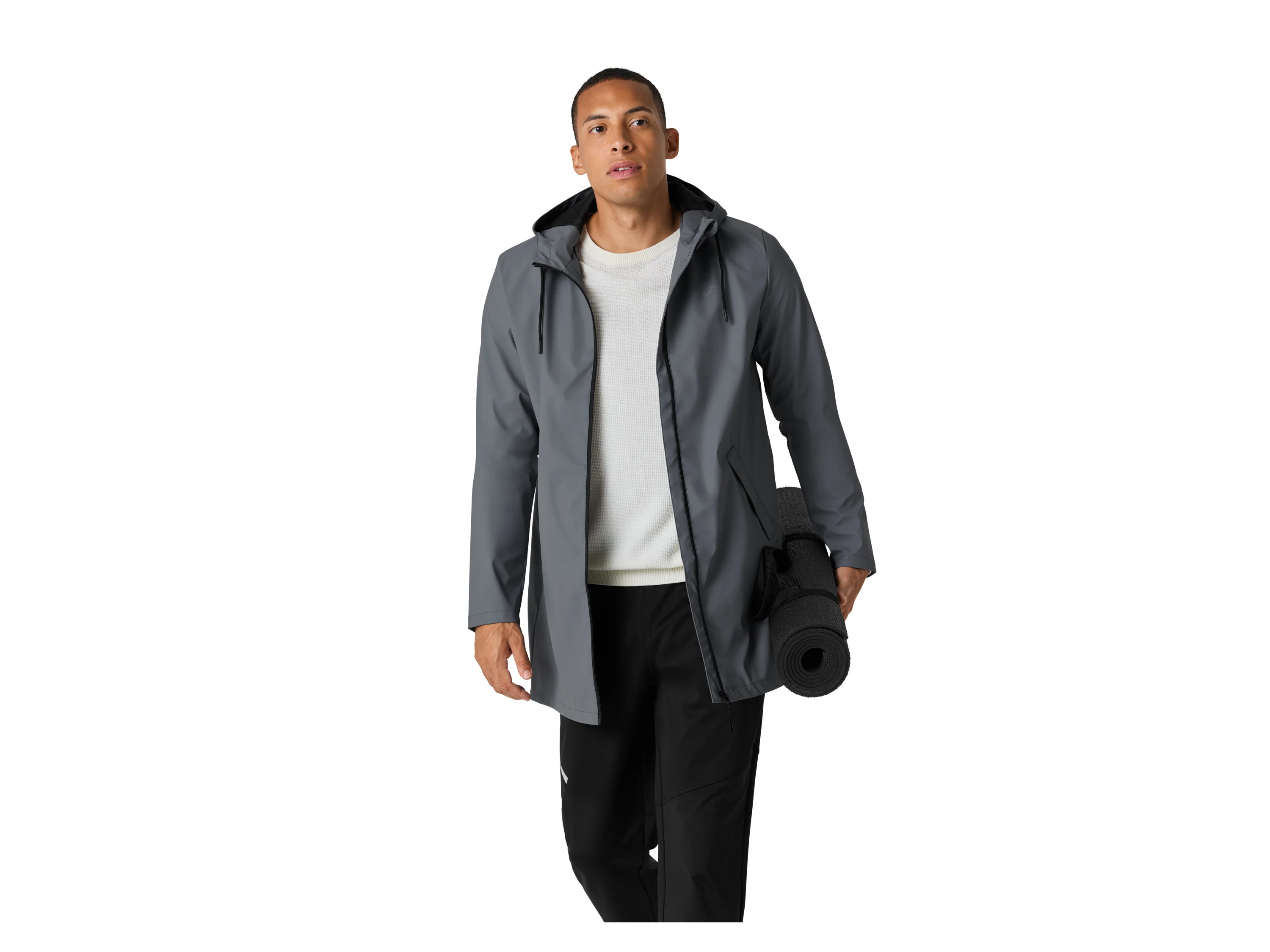 CRIVIT Herren Regenparka (Grau, XL (56/58)) – Bild 2 von 3
