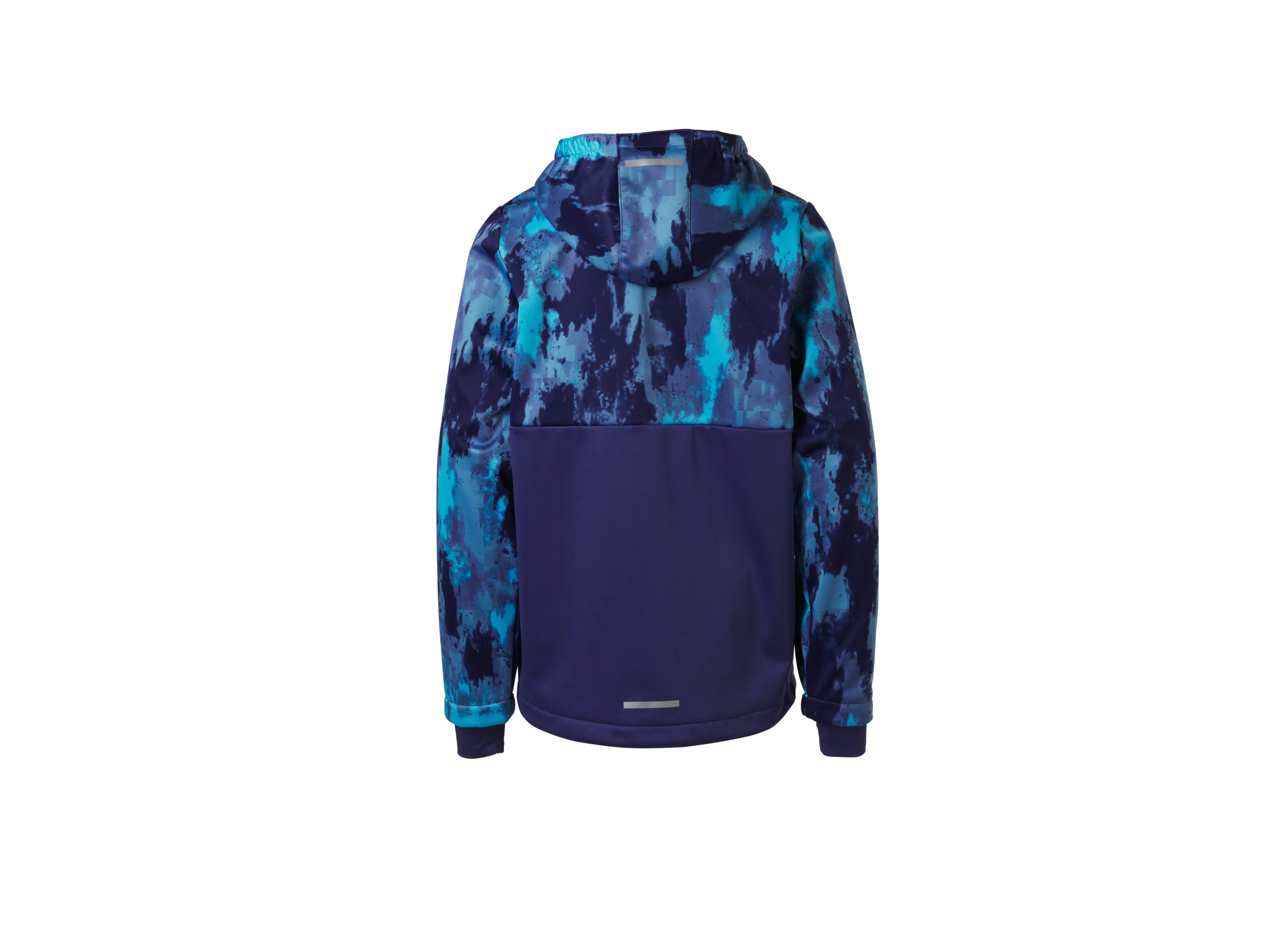CRIVIT Kinder Softshelljacke (Gemustert/blau, 158/164) – Bild 3 von 4