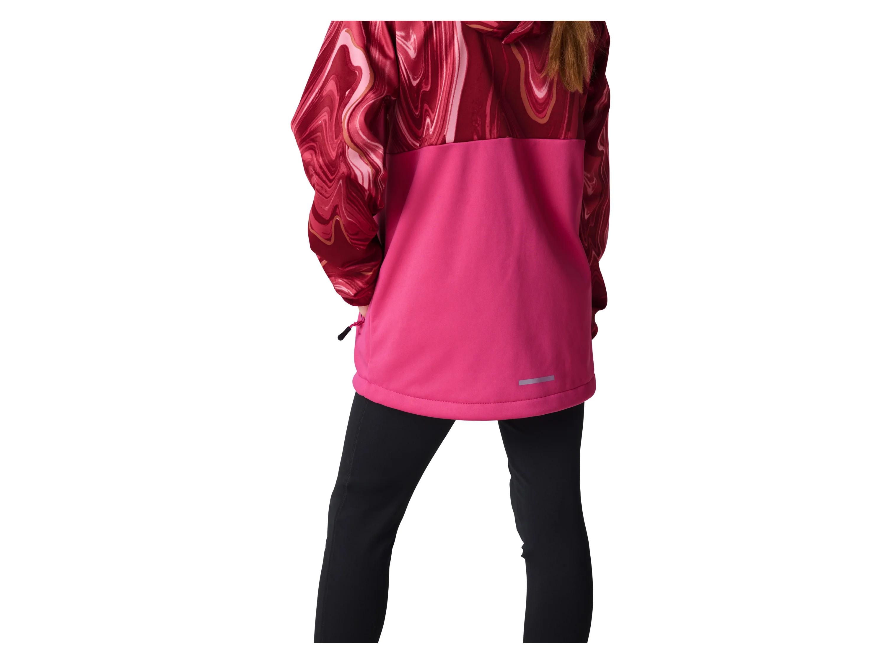 CRIVIT Kinder Softshelljacke (Gemustert/pink, 134/140) – Bild 4 von 4