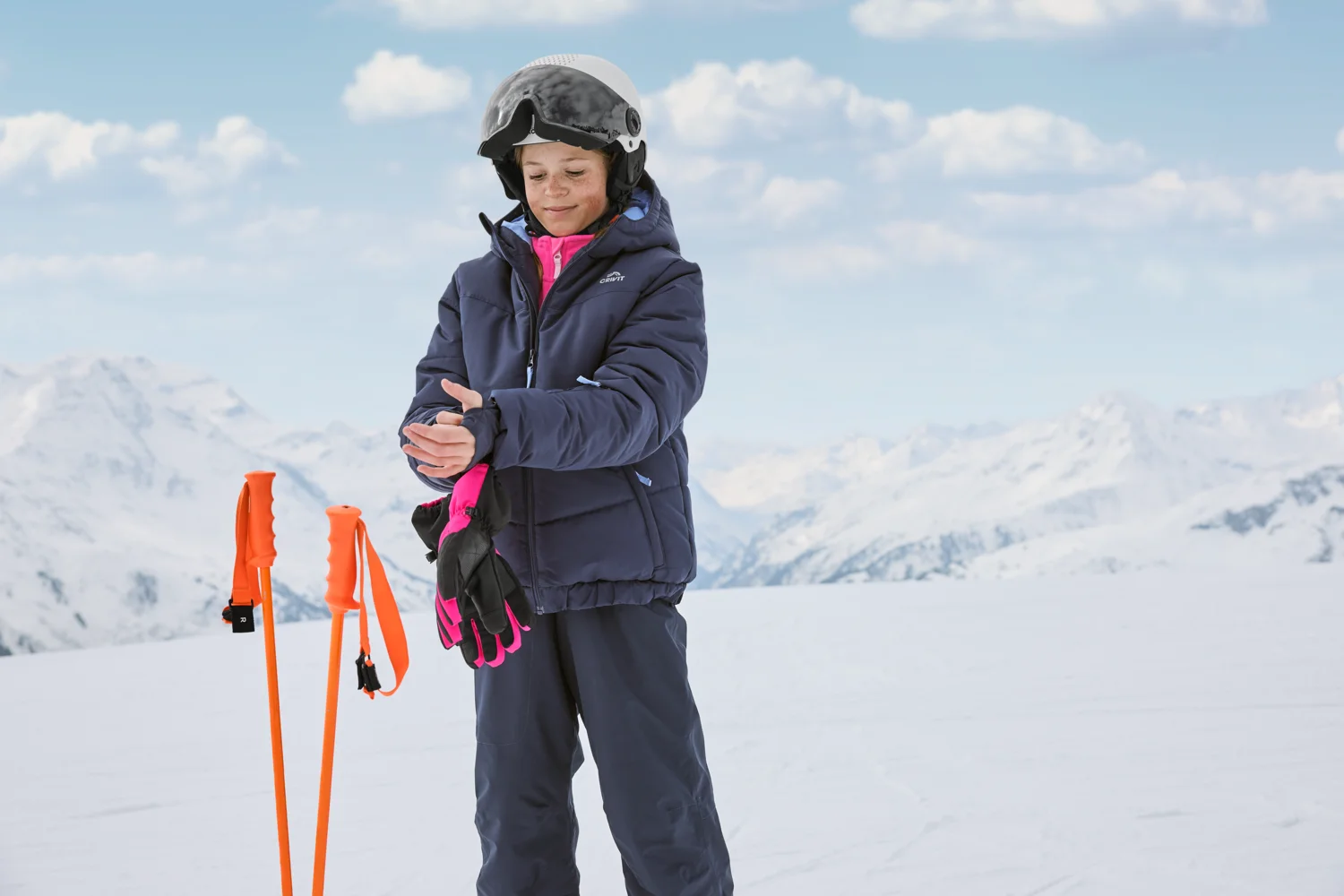 CRIVIT Kinder Thermo-Fleecejacke (Pink, 158/164) – Bild 4 von 4