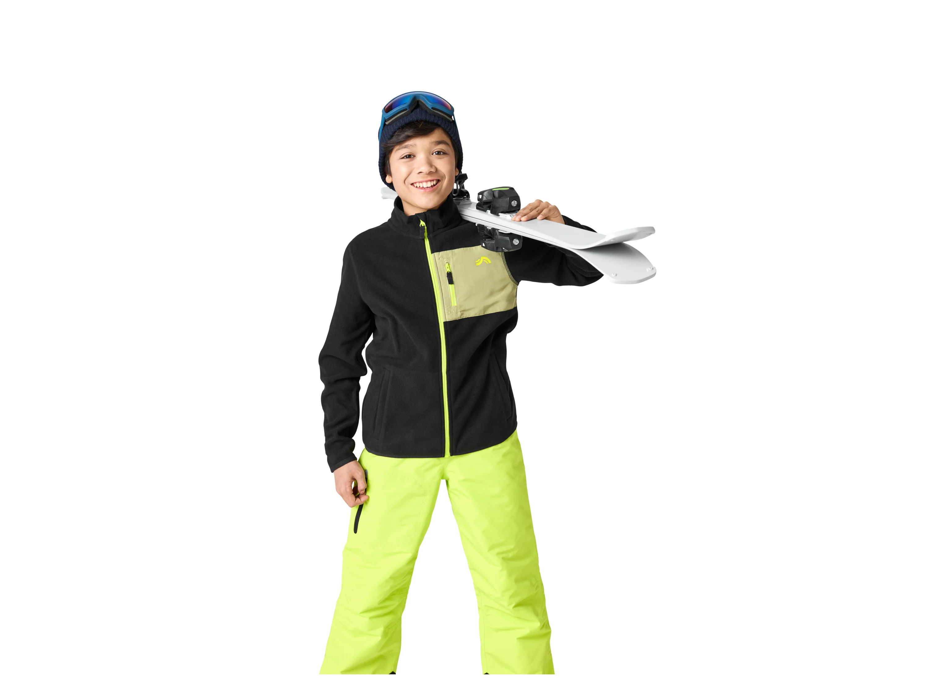 CRIVIT Kinder Thermo-Fleecejacke (Schwarz, 158/164) – Bild 2 von 3