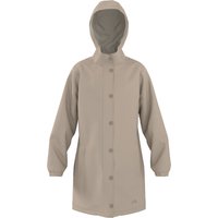 CRIVIT Kinder Thermo-Regenjacke, mit Teddyfutter (Beige, 122/128)