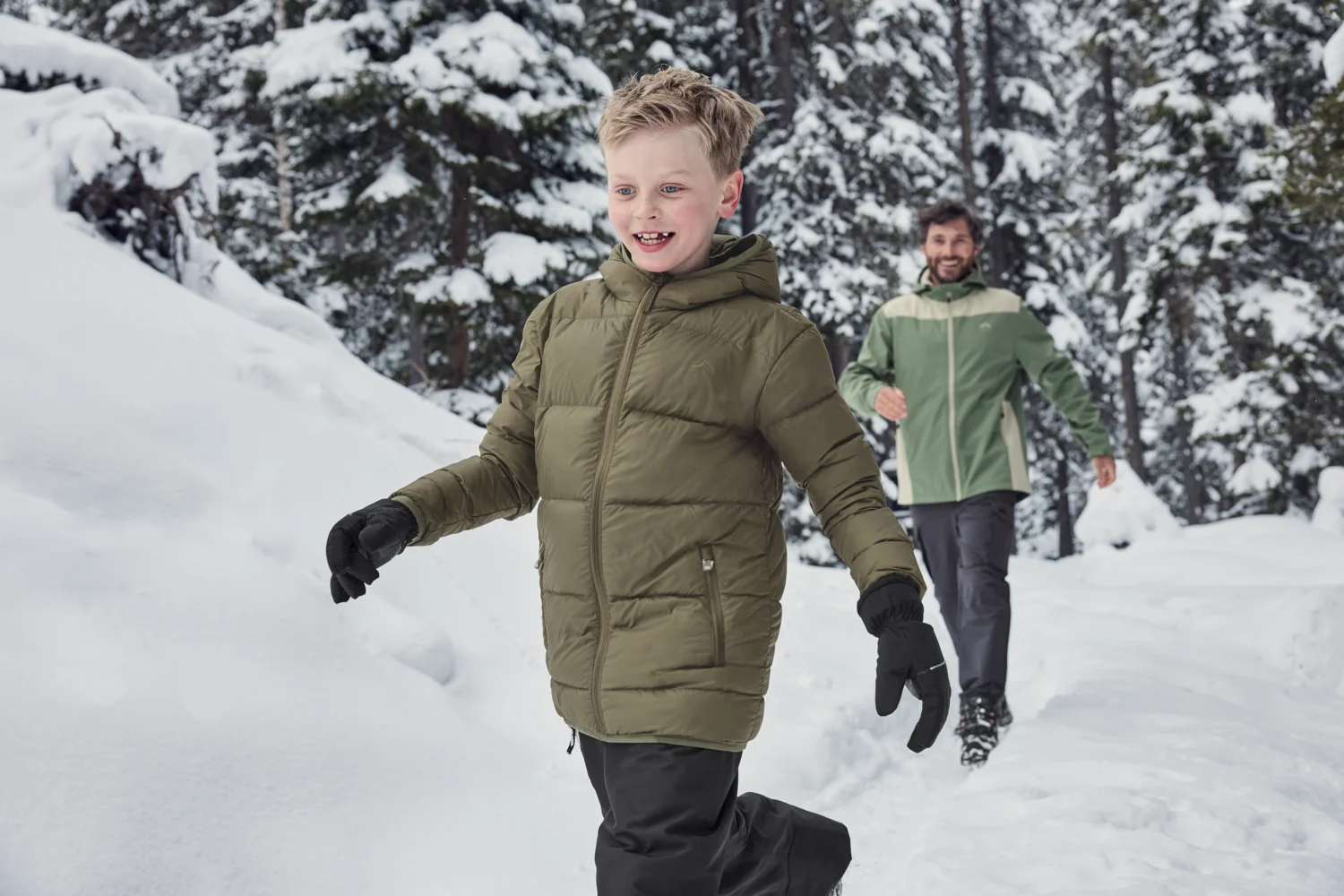 CRIVIT Kinder Winterhandschuhe (Schwarz, 7 (12-14 Jahre)) – Bild 2 von 4