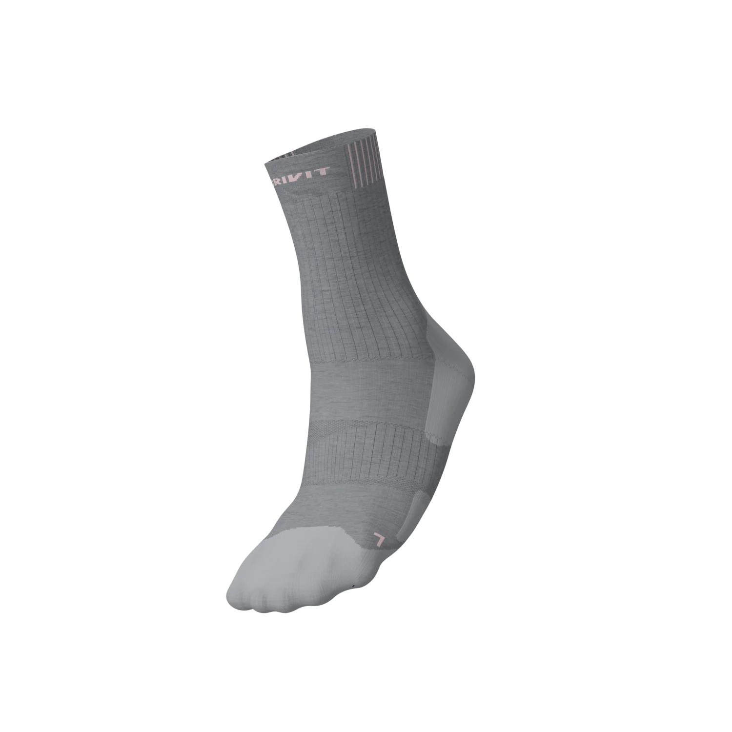 CRIVIT Premium-Outdoorsocken, 2 Paar (rosa/grau, 37/38) – Bild 4 von 4