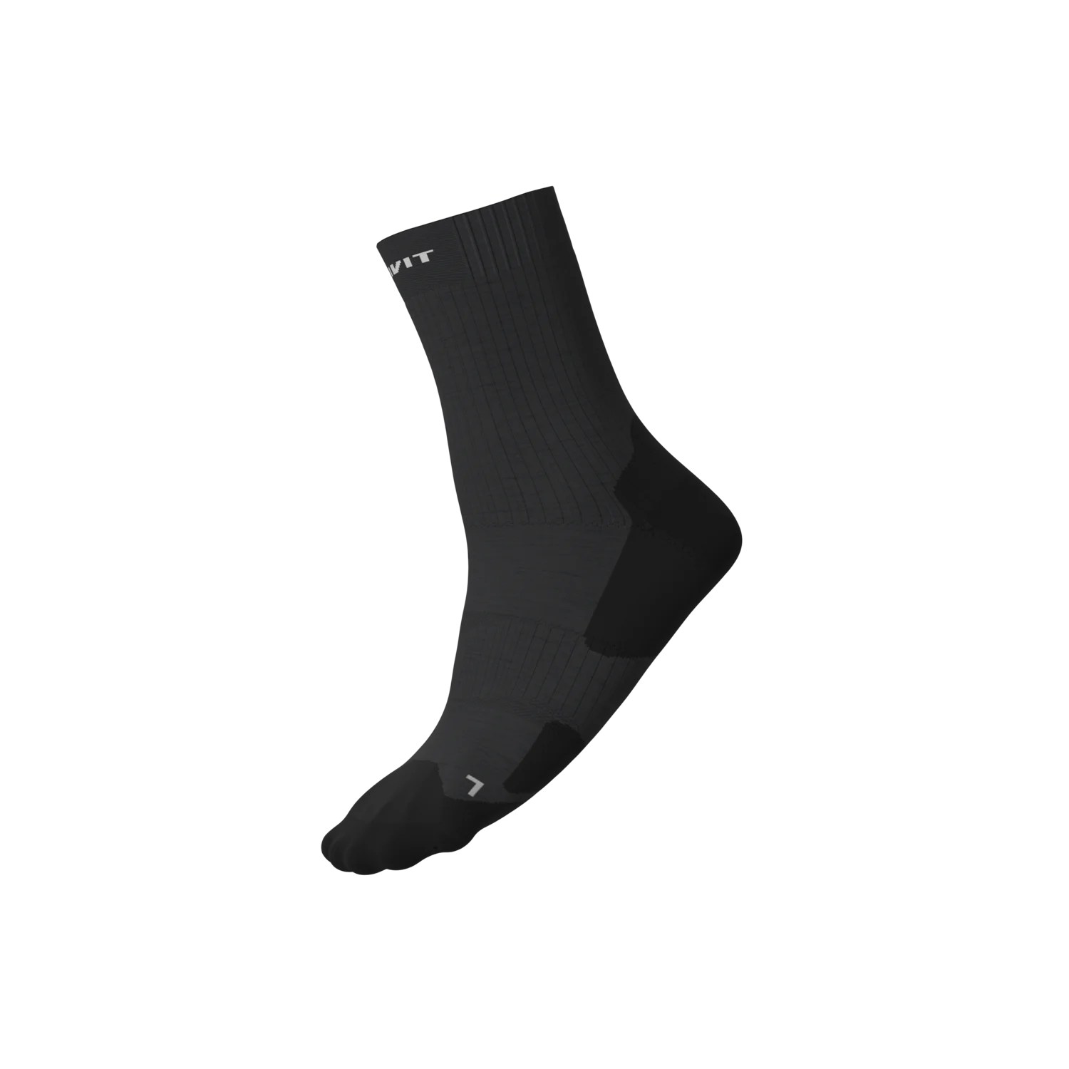 CRIVIT Premium-Outdoorsocken, 2 Paar (Schwarz/Grau, 43/44) – Bild 2 von 4