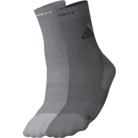 CRIVIT Premium-Outdoorsocken, 2 Paar (rosa/grau, 39/40)