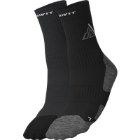 CRIVIT Premium-Outdoorsocken, 2 Paar (Schwarz/Grau, 37/38)