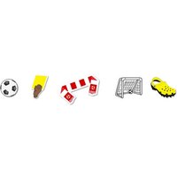 CROCS Accessoire Soccer Team 5 Pack, Größe ONE SIZE in Bunt