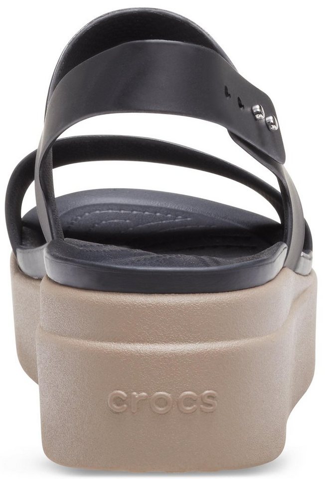 Crocs Brooklyn Low Wedge Keilsandalette, Sommerschuh, Sandale, Keilabsatz, mit modischer Plateausohle – Bild 2 von 5