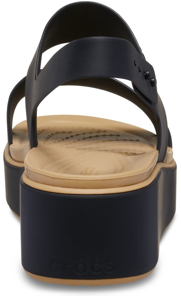 Crocs Brooklyn Matte Wrap Low Wedge Plateausandale Sommerschuh, Sandalette, Riemchensandale mit Softfußbett – Bild 2 von 5