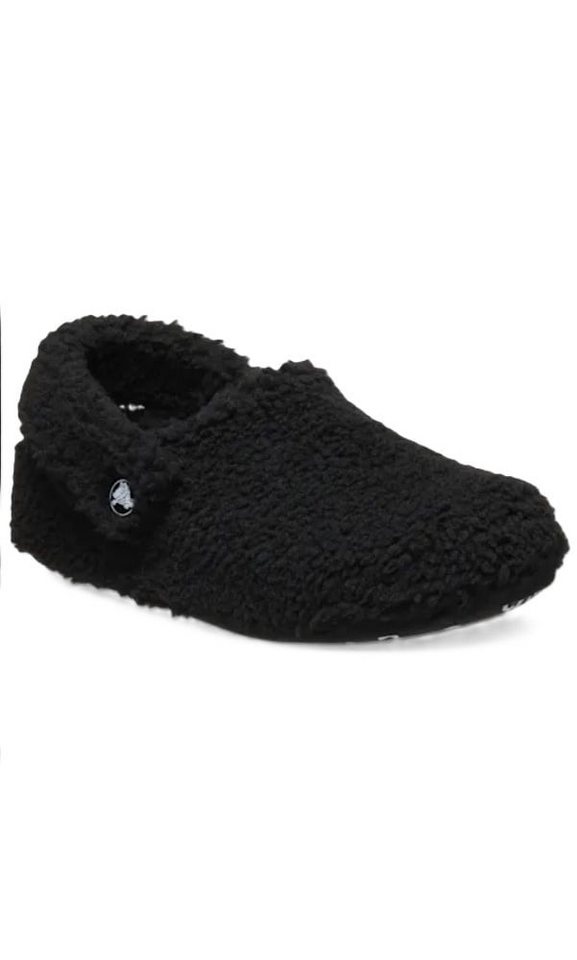 Crocs Classic Cozzzy Slipper (Kunstfell, warm) schwarz Kinder - 1 Paar Hausschuh – Bild 2 von 5