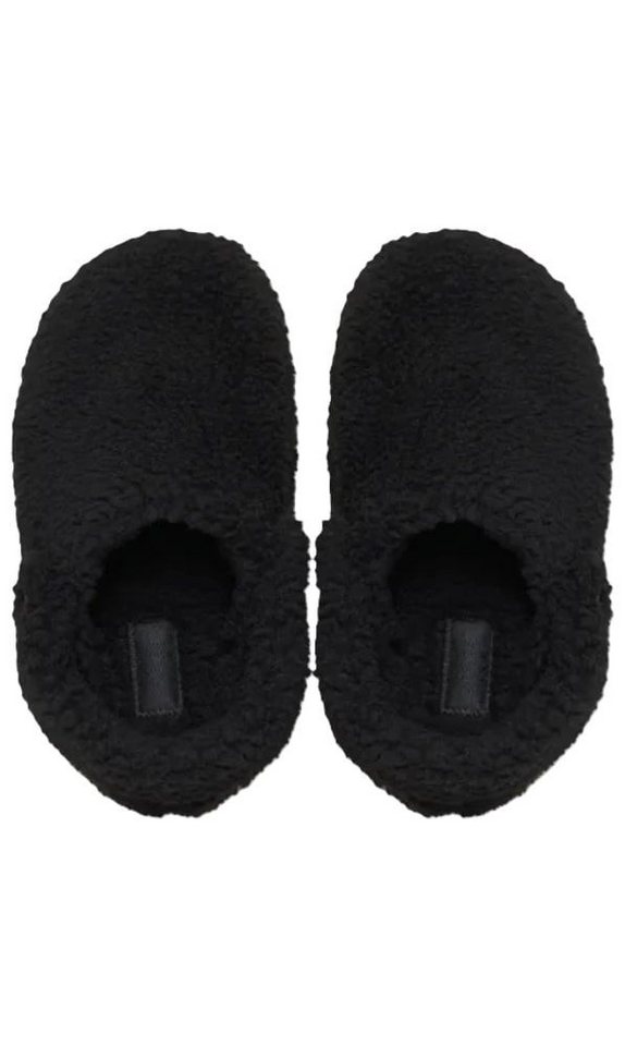 Crocs Classic Cozzzy Slipper (Kunstfell, warm) schwarz Kinder - 1 Paar Hausschuh – Bild 4 von 5