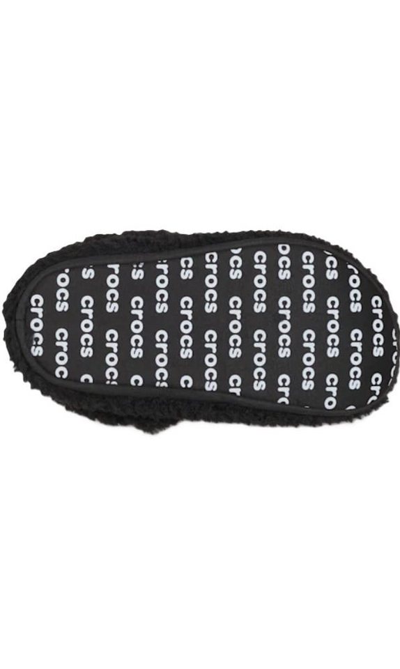 Crocs Classic Cozzzy Slipper (Kunstfell, warm) schwarz Kinder - 1 Paar Hausschuh – Bild 5 von 5