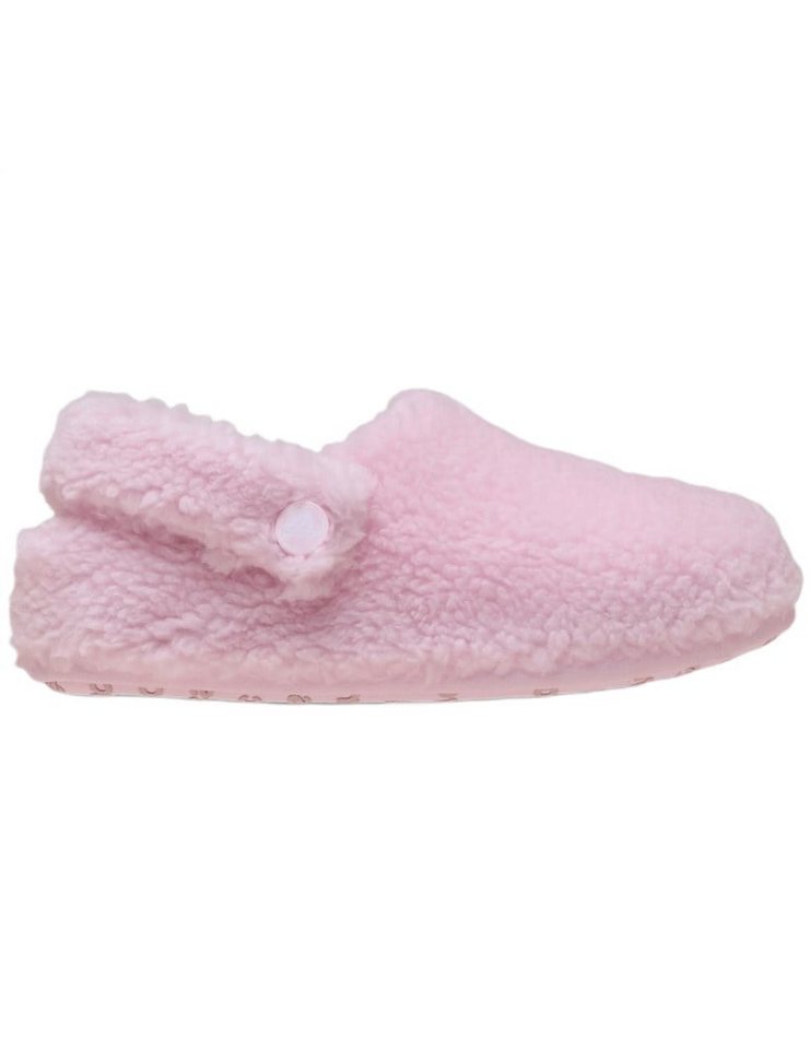 Crocs Classic Cozzzy Slipper (Kunstfell, warm) pink Mädchen - 1 Paar Hausschuh – Bild 3 von 5