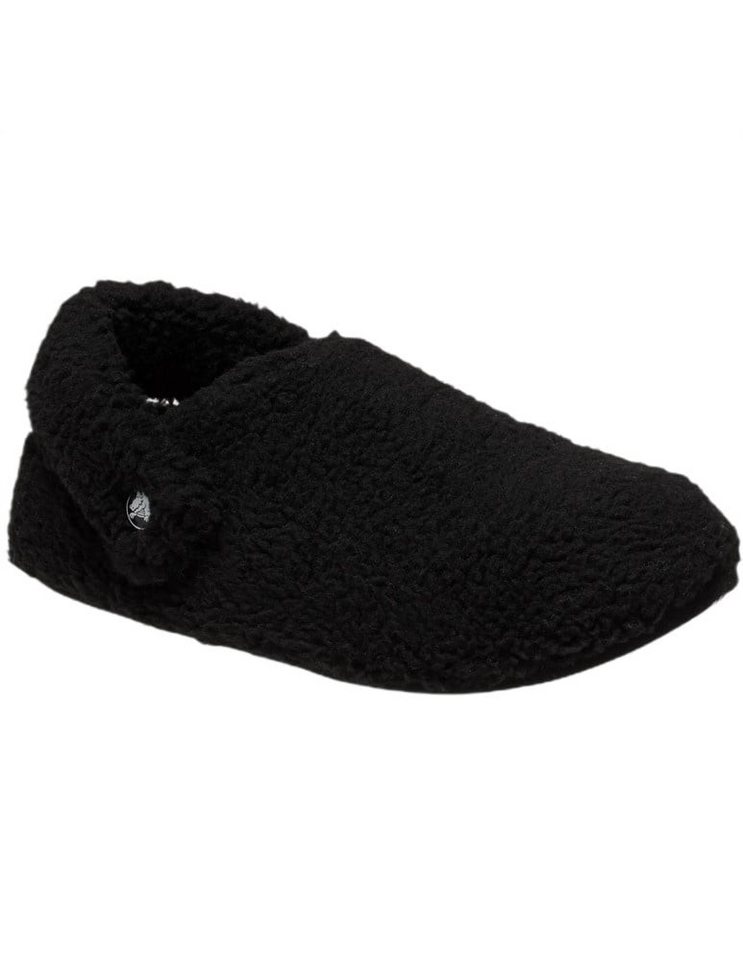 Crocs Classic Cozzzy Slipper (Kunstfell, warm) schwarz - 1 Paar Hausschuh – Bild 2 von 5