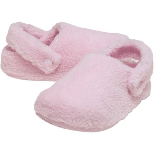 Crocs Classic Cozzzy Slipper (Kunstfell, warm) pink - 1 Paar Hausschuh