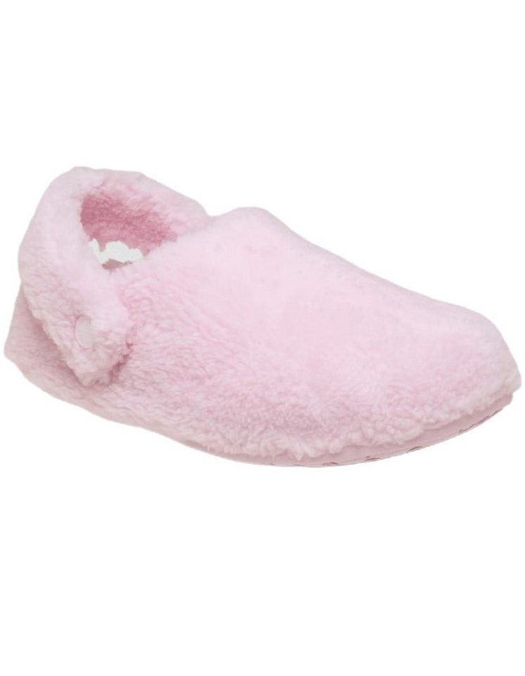 Crocs Classic Cozzzy Slipper (Kunstfell, warm) pink - 1 Paar Hausschuh – Bild 2 von 5