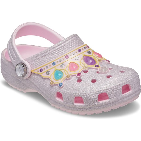 Crocs Classic IAM Princess Clog Clog Schlupfschuh, Hausschuh mit schwenkbarem Fersenriemen, Luftöffnungen