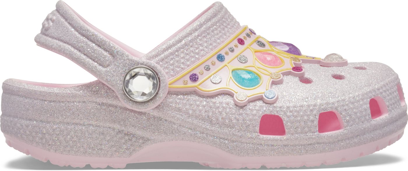 Crocs Classic IAM Princess Clog Clog Schlupfschuh, Hausschuh mit schwenkbarem Fersenriemen, Luftöffnungen – Bild 3 von 4