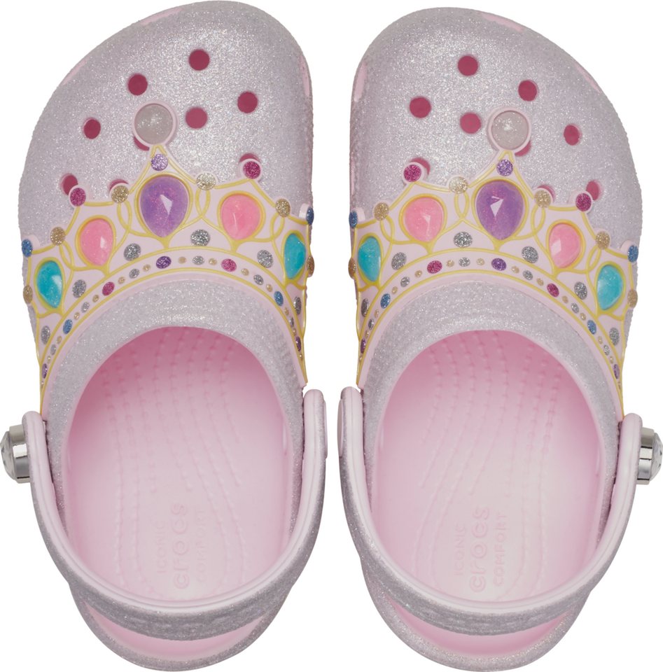 Crocs Classic IAM Princess Clog Clog Schlupfschuh, Hausschuh mit schwenkbarem Fersenriemen, Luftöffnungen – Bild 4 von 4