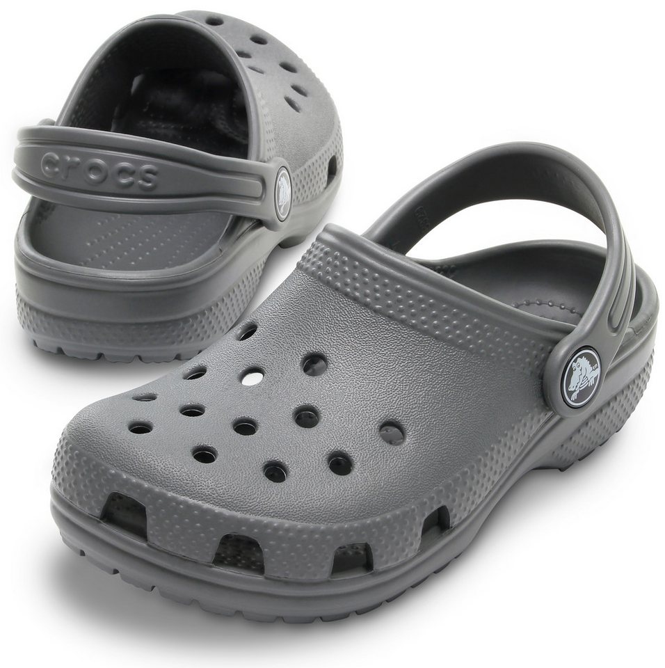 Crocs Classic K Clog Sommerschuh, Hausschuh, Badeschuh mit schwenkbarem Fersenriemchen – Bild 4 von 5