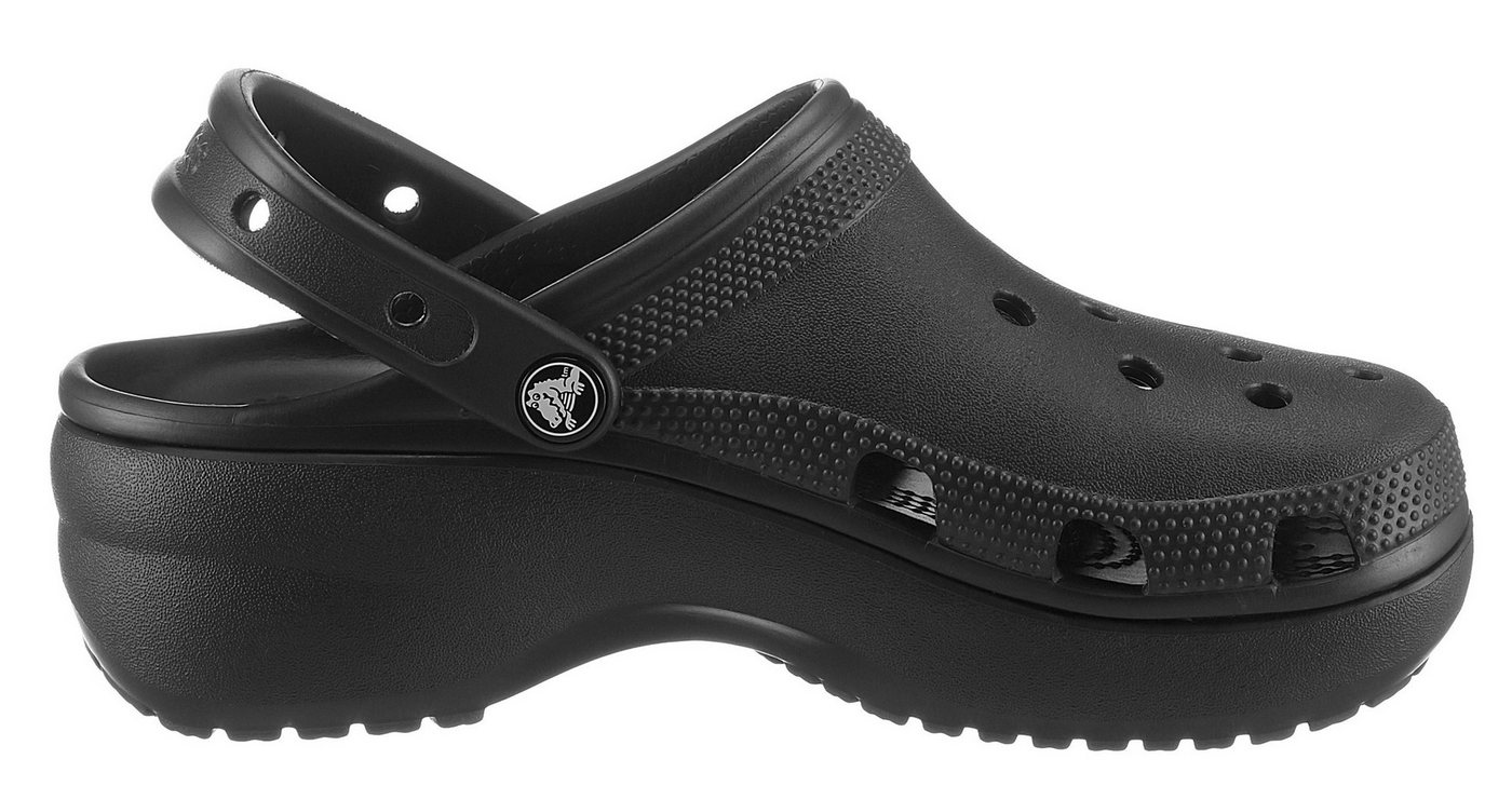 Crocs Classic Platform Clog W Clog Sommerschuh, Schlappen, Hausschuh, trendige Plateausohle – Bild 5 von 5