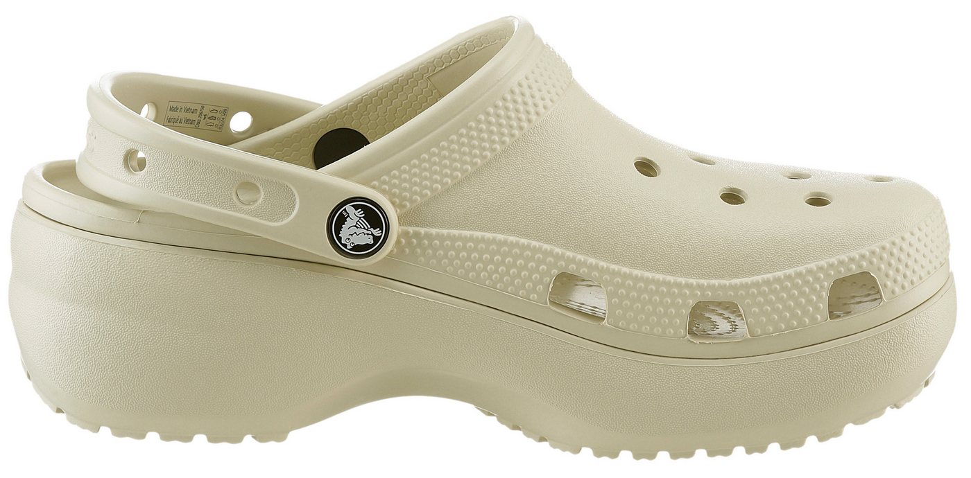 Crocs Classic Platform Clog W Clog Sommerschuh, Schlappen, Hausschuh, trendige Plateausohle – Bild 5 von 5