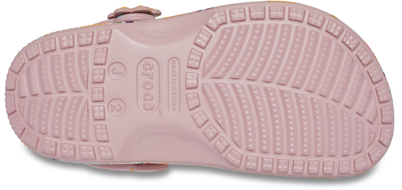 Crocs Classic Retro Clog Sommerschuh, Gartenschuh, Hausschuh mit schwenkbarem Fersenriemen – Bild 3 von 5