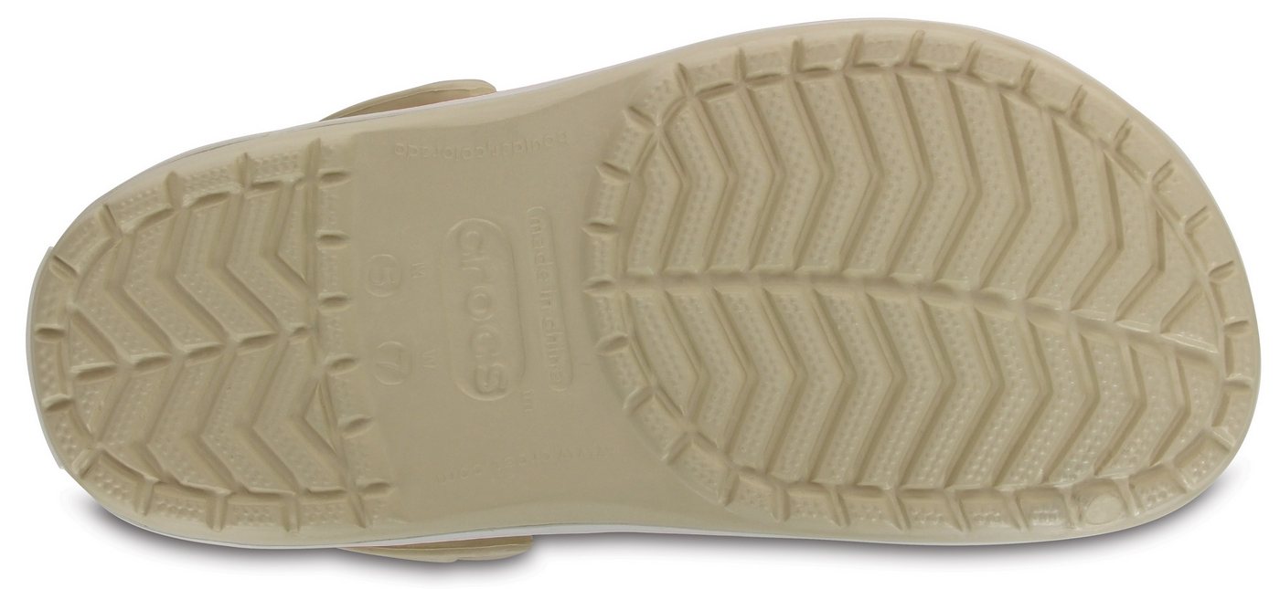 Crocs Crocband Clog Clog Sommerschuh, Schlappen, Hausschuh mit zweifarbiger Laufsohle – Bild 3 von 5