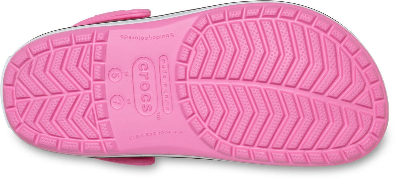 Crocs Crocband Clog Clog Sommerschuh, Schlappen, Hausschuh mit zweifarbiger Laufsohle – Bild 3 von 5
