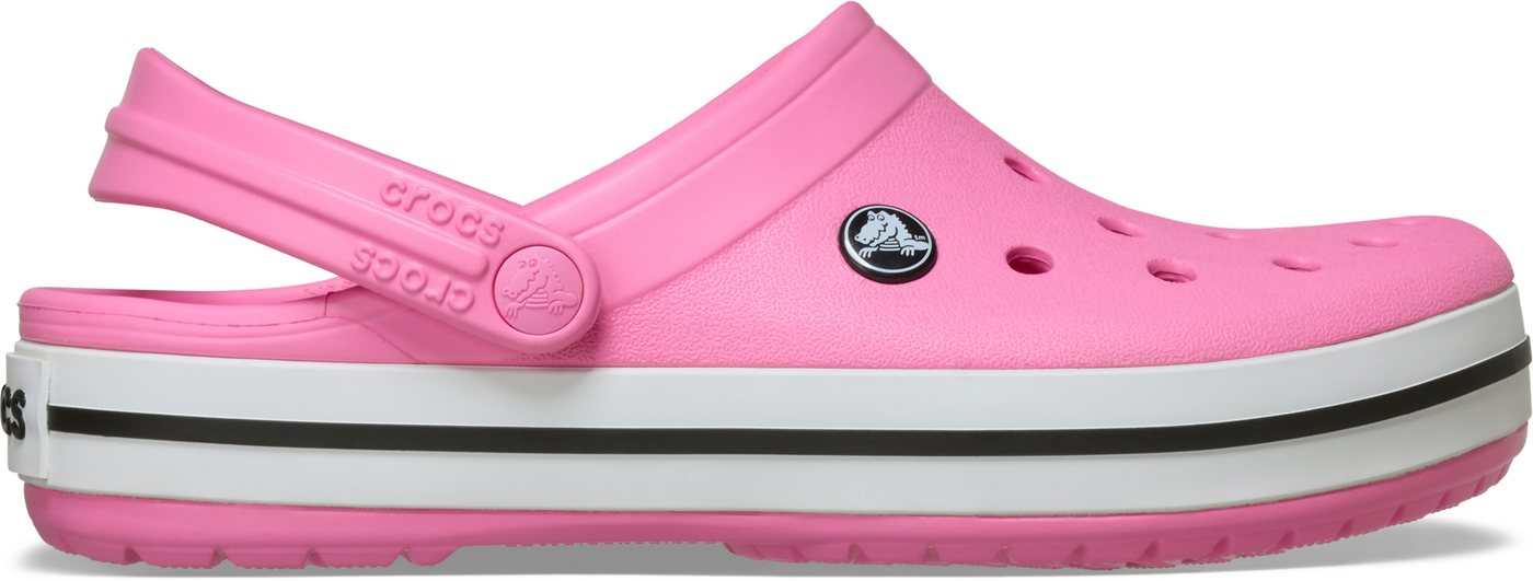 Crocs Crocband Clog Clog Sommerschuh, Schlappen, Hausschuh mit zweifarbiger Laufsohle – Bild 5 von 5