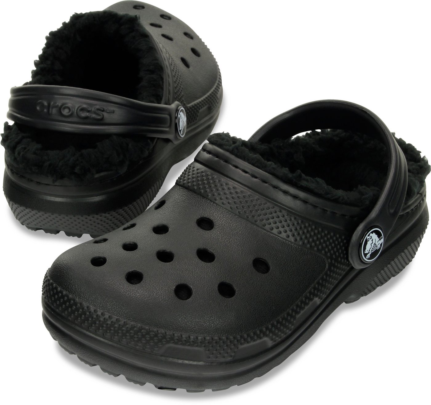 Crocs Kids Classic Lined Clog Clog Hausschuh, Pantoffel, Schlappen mit Warmfutter – Bild 5 von 5