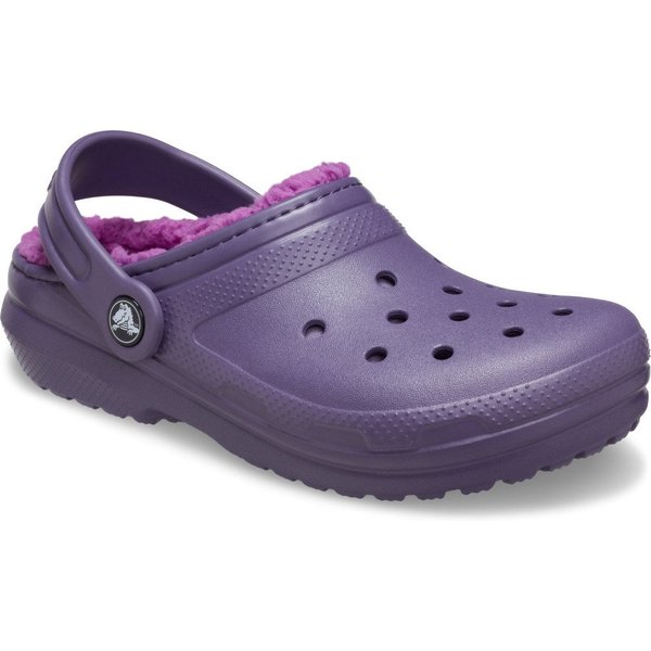 Crocs Kids Classic Lined Clog Clog Hausschuh, Pantoffel, Schlappen mit Warmfutter
