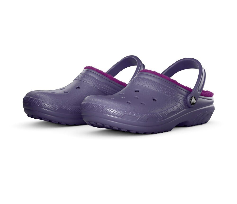 Crocs Kids Classic Lined Clog Clog Hausschuh, Pantoffel, Schlappen mit Warmfutter – Bild 2 von 4