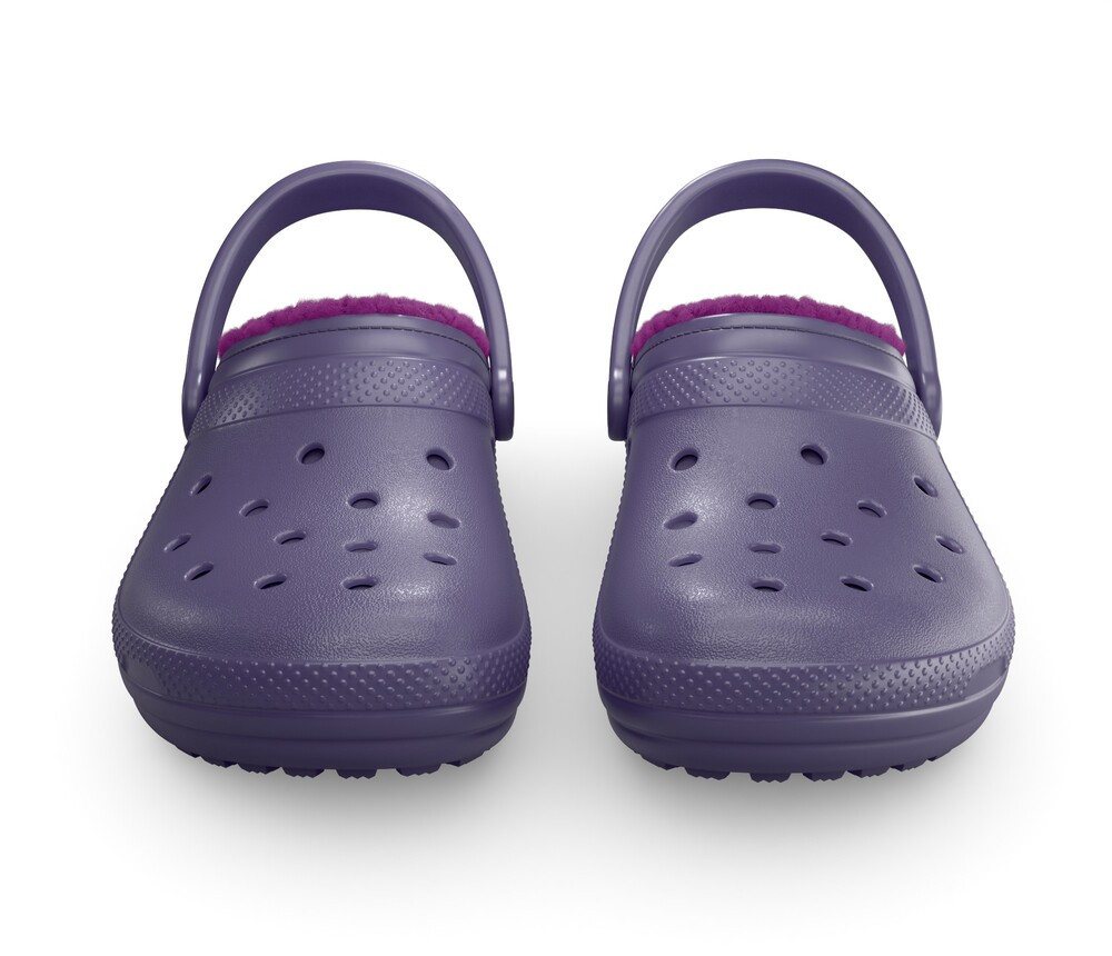 Crocs Kids Classic Lined Clog Clog Hausschuh, Pantoffel, Schlappen mit Warmfutter – Bild 4 von 4