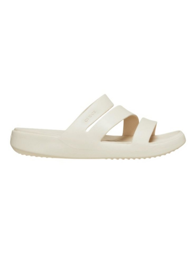 Crocs Sandale Getaway Strappy (leichtes, nahtlos, flexibel) beige Damen Badeschuh – Bild 2 von 5