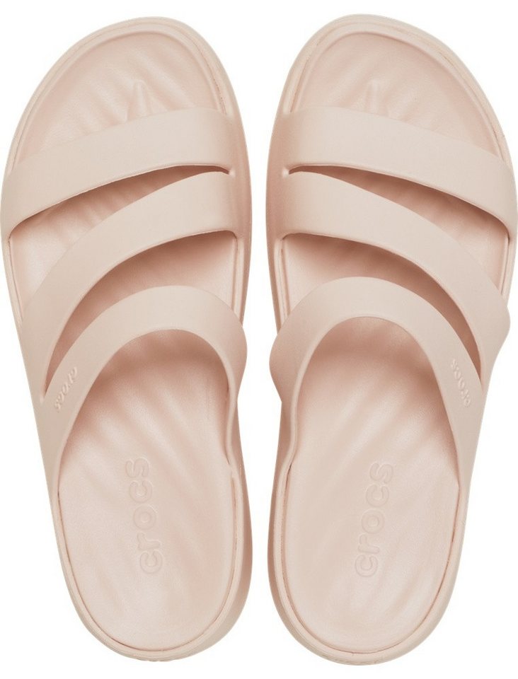 Crocs Sandale Getaway Strappy (leichtes, nahtlos, flexibel) pfirsichrosa Badeschuh – Bild 5 von 5